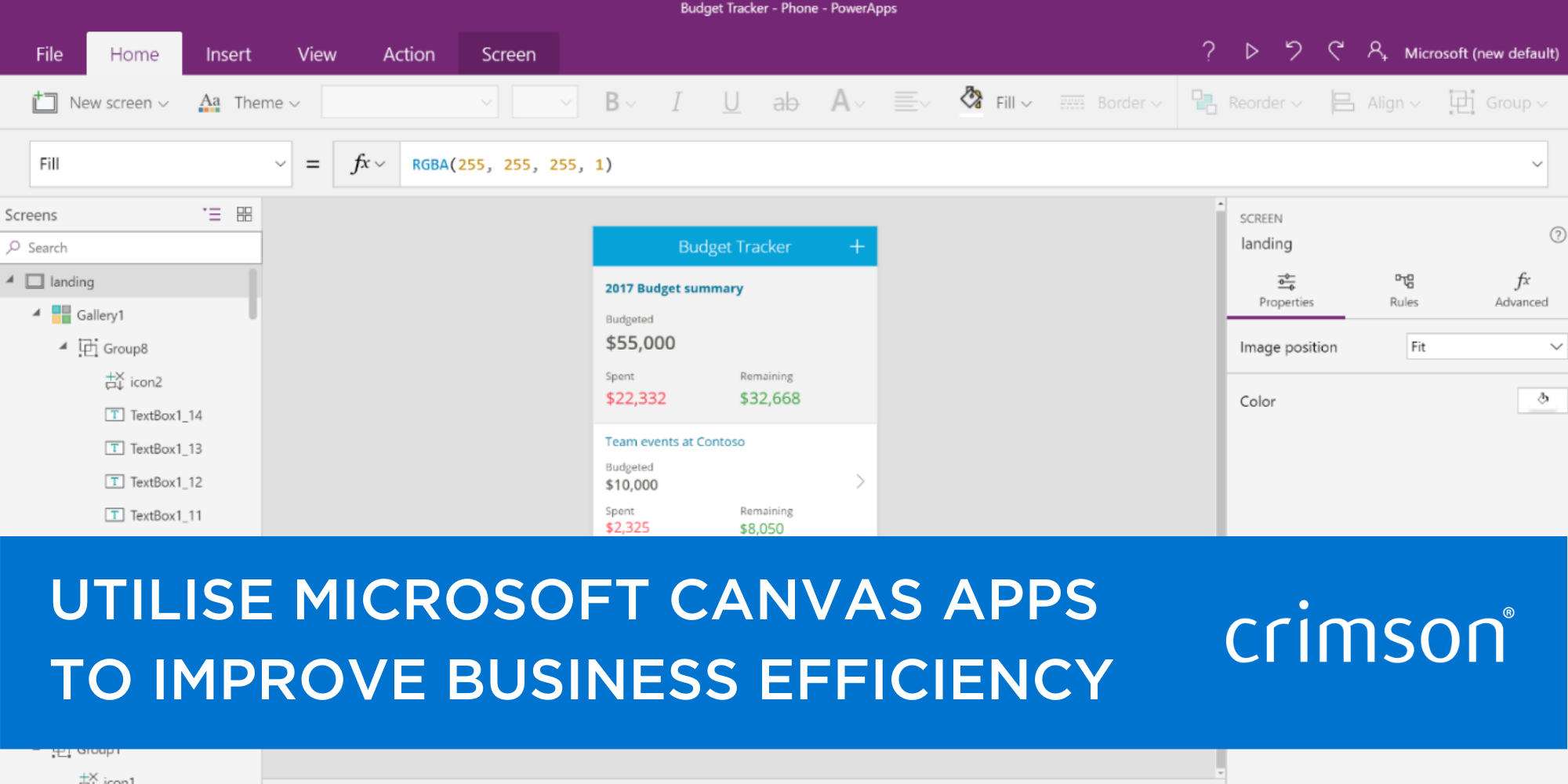Utilise Microsoft Canvas Apps to improve business efficiency